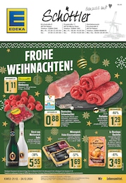 EDEKA Prospekt für Borken: "Aktuelle Angebote", 16 Seiten, 21.12.2024 - 24.12.2024