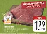 EDEKA Hallstadt - Schmorbraten Angebot im Prospekt Schmorbraten bei EDEKA im Hallstadt Prospekt für 1,79 €