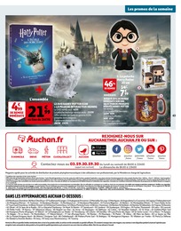 Prix et réduction Harry Potter dans le prospectus Auchan Hypermarché en cours Offre Harry Potter dans le catalogue Auchan Hypermarché du moment à la page 63