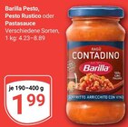 Pesto im Angebot bei GLOBUS in Gera Pesto Angebote von Barilla bei GLOBUS Gera für 1,99 €