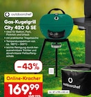 Gas-Kugelgrill City 420 G SE von Outdoorchef im aktuellen Netto Marken-Discount Prospekt