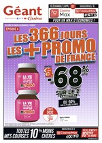 Catalogue Géant Casino "Les 366 jours les + promo de France", 88 pages, à Échirolles, 20/01/2020 - 02/02/2020 Prospectus Géant Casino "Les 366 jours les + promo de France", 88 pages, à Échirolles, 20/01/2020 - 02/02/2020