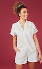 Pyjaveste court femme - Hyper U à Saintes Pyjaveste court femme en promo chez Hyper U Saintes à 17,90 €