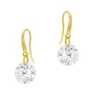 Boucles d'oreilles en or jaune et oxyde de zirconium en promo chez E.Leclerc Boucles d'oreilles en or jaune et oxyde de zirconium dans le catalogue E.Leclerc