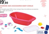 Baignoire avec accessoires Baby Coralie dans le catalogue JouéClub