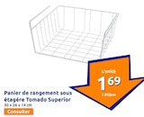 Panier de rangement sous étagère Superior - Tomado dans le catalogue Action