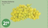 Weintrauben im V-Markt Prospekt Trauben Sultanas im aktuellen V-Markt Prospekt für 2,99 €
