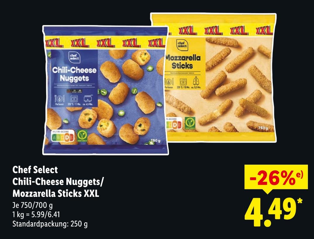 Chili-Cheese Nuggets XXL