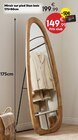 Miroir sur pied Stan bois - Maxi Bazar à Toulon Miroir sur pied Stan bois en promo chez Maxi Bazar Toulon à 149,99 €