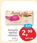 Waffelröllchen von Amicelli für 2,99 € bei budni im Angebot Waffelröllchen von Amicelli im aktuellen budni Prospekt