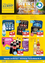 Netto Marken-Discount Prospekt für Buttstädt mit 2 Seiten Netto Marken-Discount Prospekt für Buttstädt: "DER ORT, AN DEM DU IMMER AUSGEZEICHNETE PREISE FINDEST.", 2 Seiten, 15.06.2026 - 20.06.2026