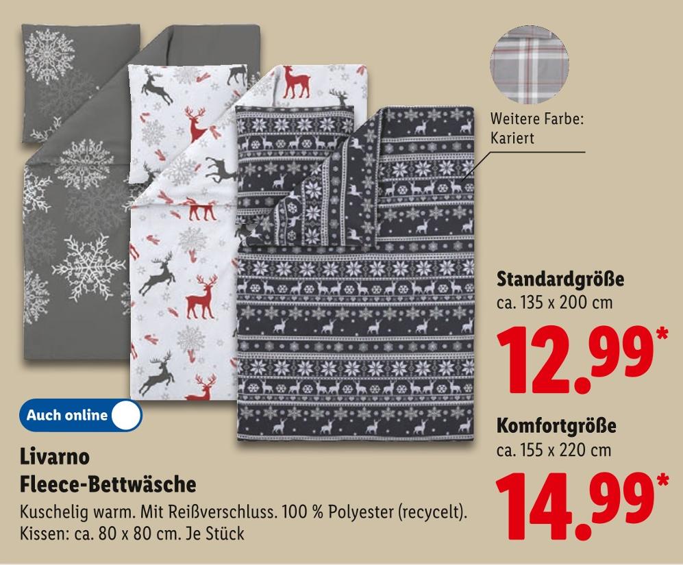 Fleece-Bettwäsche