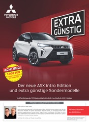 Aktueller Mitsubishi Werkstatt & Auto Prospekt in Moers und Umgebung, "Extra Günstig" mit 8 Seiten, 16.09.2024 - 13.10.2024