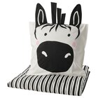 Bettwäsche-Set, 2-teilig schwarz weiß/Zebra im Angebot bei IKEA in Lippstadt Bettwäsche-Set, 2-teilig schwarz weiß/Zebra Angebote von NATTHÄGER bei IKEA Lippstadt für 19,99 €