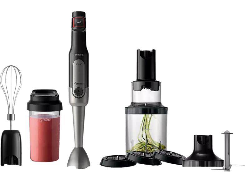 Saturn Christinendorf - HR 2657/90 Inkl. Spiralschneider Stabmixer Schwarz/Edelstahl (800 Watt, Zerkleinerer 1 Liter, Mixbecher 0.7 Liter) HR 2657/90 Inkl. Spiralschneider Stabmixer Schwarz/Edelstahl (800 Watt, Zerkleinerer 1 Liter, Mixbecher 0.7 Liter) Angebot bei Saturn Christinendorf im Prospekt EINEN MONAT BLACK FRIDAY FEIERN
