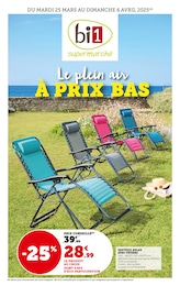 Prospectus Supermarchés de Bi1 à Entrains-sur-Nohain: "Le plein air À PRIX BAS", 12 pages, 25/03/2025 - 06/04/2025