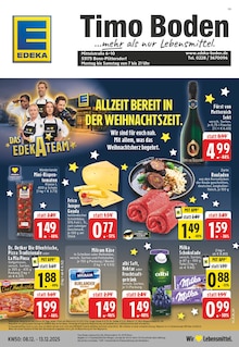 EDEKA Prospekt der Woche "Aktuelle Angebote" Seite 1, 08.12.2025 bis 13.12.2025 für Bonn Aktueller EDEKA Prospekt "Aktuelle Angebote" Seite 1 von 30 Seiten für Bonn