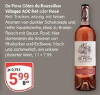 Côtes du Roussillon Villages AOC Rot oder Rosé im Angebot bei GLOBUS in Kempen Côtes du Roussillon Villages AOC Rot oder Rosé Angebote von Château De Pena bei GLOBUS Kempen für 5,99 €