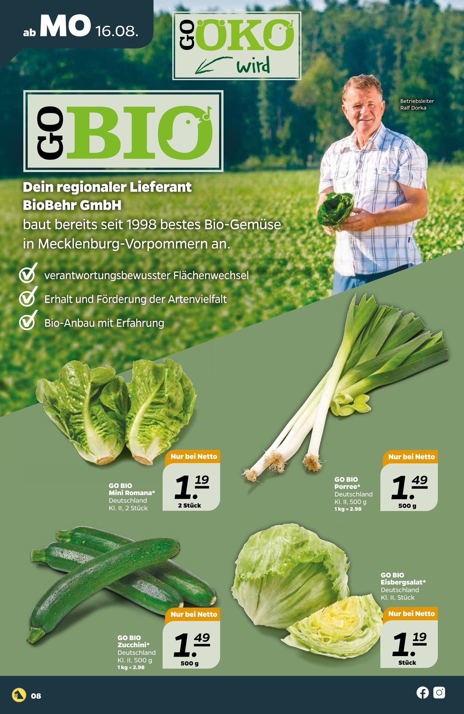 NETTO Schwarz Prager Schinken Angebot und Preis aus dem aktuellen Prospekt