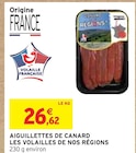 Intermarché Annecy - Promo Aiguillettes de Canard Promo Aiguillettes de Canard à 26,62 € dans le catalogue Intermarché à Annecy