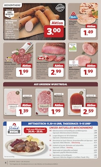 Schnitzel Angebot im combi Prospekt, gültig von 20.10.2025 bis 25.10.2025 Schnitzel Angebot im aktuellen combi Prospekt auf Seite 6