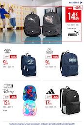 Offre Sac Sport dans le catalogue Intersport du moment à la page 15
