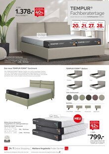 Matratze im XXXLutz Möbelhäuser Prospekt "DIE ZUKUNFT DES SCHLAFENS BEGINNT JETZT." mit 8 Seiten (Hannover)
