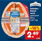 Aktuelle Wurst Angebote bei Netto Marken-Discount in Recklinghausen Aktuelles Schinkenfleischwurst Angebot bei Netto Marken-Discount in Recklinghausen ab 2,49 €