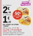 Promo Bac Sorbet au Citron à 1,22 € dans le catalogue E.Leclerc à Thiers