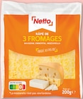 Râpé de 3 fromages maasdam, emmental, mozzarella - NETTO dans le catalogue Netto