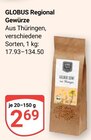 Regional Gewürze Angebote von Globus bei GLOBUS Halle für 2,69 €