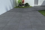 Promo Carrelage de sol extérieur "Lavagna" gris anthracite - l. 30 x L. 60,2 cm à 18,99 € dans le catalogue Brico Dépôt à Puygouzon