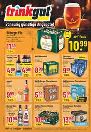 Trinkgut Prospekt für Lage mit 10 Seiten Trinkgut Prospekt für Lage: "Aktuelle Angebote", 10 Seiten, 26.10.2026 - 31.10.2026