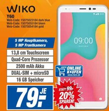 HEM expert Winnenden - Smartphone Y60 Smartphone Y60 Angebot bei HEM expert Winnenden im Prospekt "Ich bin ein Schnäppchen, hol mich hier raus! "