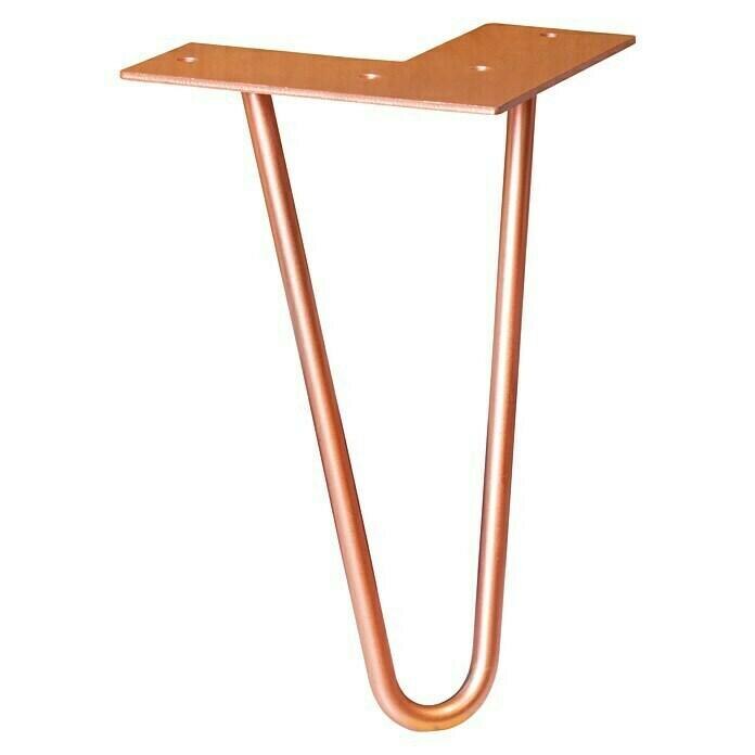 BAUHAUS Wolfenbüttel - Wagner System Möbelfuß Hairpinlegs (Länge: 200 mm, Rosé Gold, Stahl) Wagner System Möbelfuß Hairpinlegs (Länge: 200 mm, Rosé Gold, Stahl) Angebot bei BAUHAUS Wolfenbüttel im Prospekt Best Of