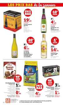 Promotion Alimentation Chat dans le prospectus Hyper U, valable du 18/11/2025 au 30/11/2025 Promo Alimentation Chat dans le catalogue Hyper U du moment à la page 22