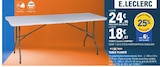 Table pliante - Foxter - E.Leclerc à Lyon Table pliante - Foxter en promo chez E.Leclerc Lyon à 18,67 €