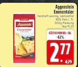 Emmentaler im EDEKA Prospekt Emmentaler von Aggenstein im aktuellen EDEKA Prospekt für 2,77 €