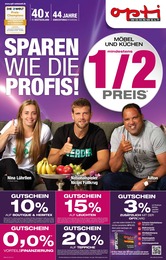 Opti-Wohnwelt Prospekt für Lübbenau mit 4 Seiten Opti-Wohnwelt Prospekt für Lübbenau: SPAREN WIE DIE PROFIS!, 4 Seiten, 27.01.2023 - 18.02.2023