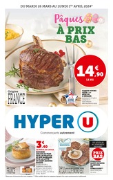 Catalogue Supermarchés Hyper U en cours à Challans et alentours, Pâques à prix bas, 28 pages, 26/03/2024 - 01/04/2024