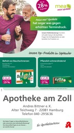 mea - meine apotheke Prospekt für Hamburg mit 4 Seiten mea - meine apotheke Prospekt für Hamburg: "Unsere September-Angebote", 4 Seiten, 01.09.2025 - 30.09.2025