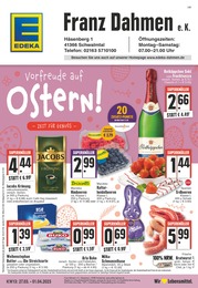 Supermarkt Prospekt von EDEKA Schwalmtal EDEKA Prospekt: "Aktuelle Angebote", 24 Seiten, 27.03.2023 - 01.04.2023