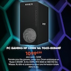 Pc gaming 16l tg03-0084nf - OMEN à 1 099,99 € dans le catalogue Fnac