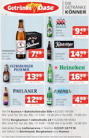 Aktueller Getränke Oase Prospekt mit Bier, "Aktuelle Angebote", Seite 1