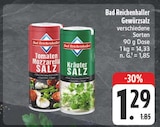 Tomaten Mozzarella Salz im Angebot bei EDEKA in Görlitz Tomaten Mozzarella Salz Angebote von Bad Reichenhaller bei EDEKA Görlitz für 1,29 €