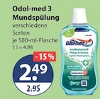 Mundspülung von Odol-med 3 im aktuellen V-Markt Prospekt für 2,49 €