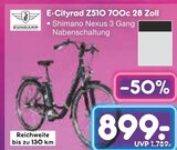 E-Cityrad Z510 700c 28 Zoll im Netto Marken-Discount Prospekt E-Cityrad Z510 700c 28 Zoll von Zündapp im aktuellen Netto Marken-Discount Prospekt für 899,00 €