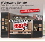 Wohnwand Sonate Angebote bei Die Möbelfundgrube Homburg für 699,99 €