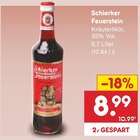 Schierker Feuerstein für 8,99 € bei Netto Marken-Discount im Angebot Schierker Feuerstein im aktuellen Netto Marken-Discount Prospekt