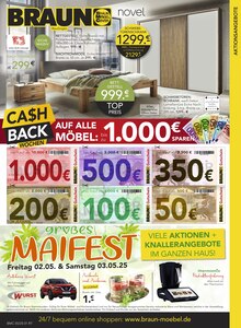 Kleiderschrank im BRAUN Möbel-Center Prospekt "Großes Maifest" mit 20 Seiten (Reutlingen)